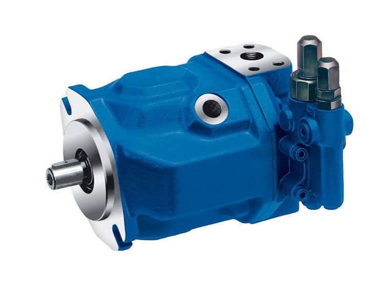 Typical industrial style piston pump commonly used in industrial hydraulic systems